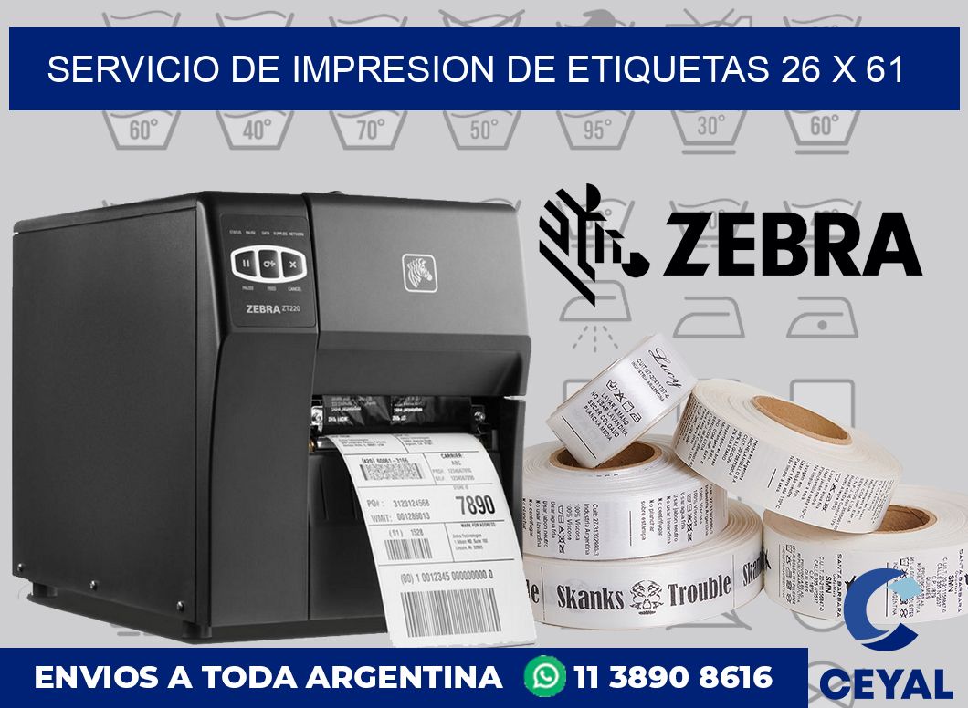 servicio de impresion de etiquetas 26 x 61