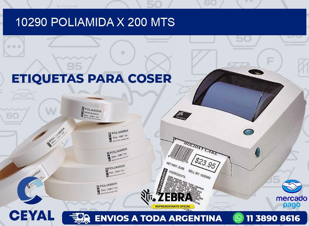10290 POLIAMIDA X 200 MTS
