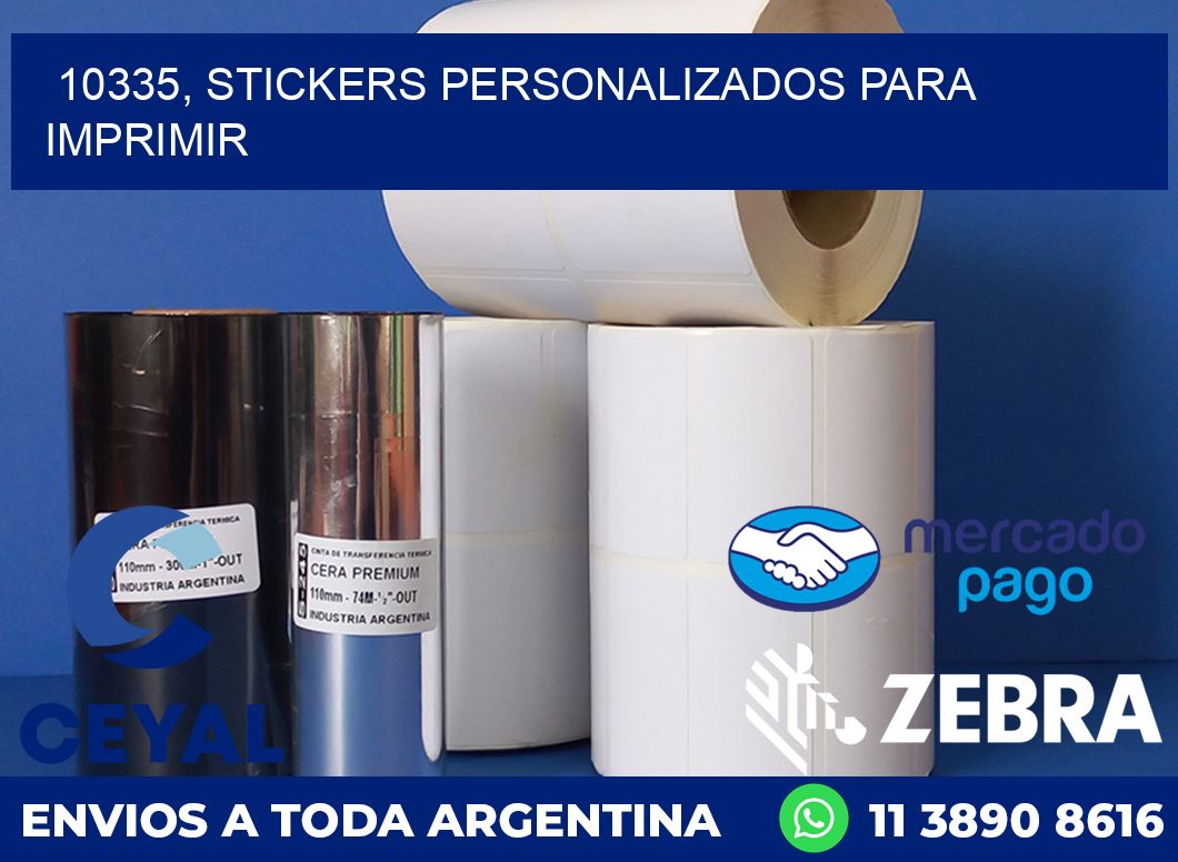 10335, stickers personalizados para imprimir