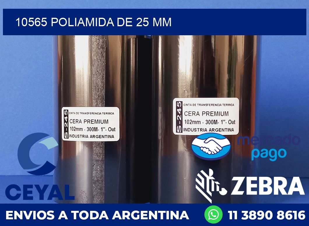 10565 POLIAMIDA DE 25 MM