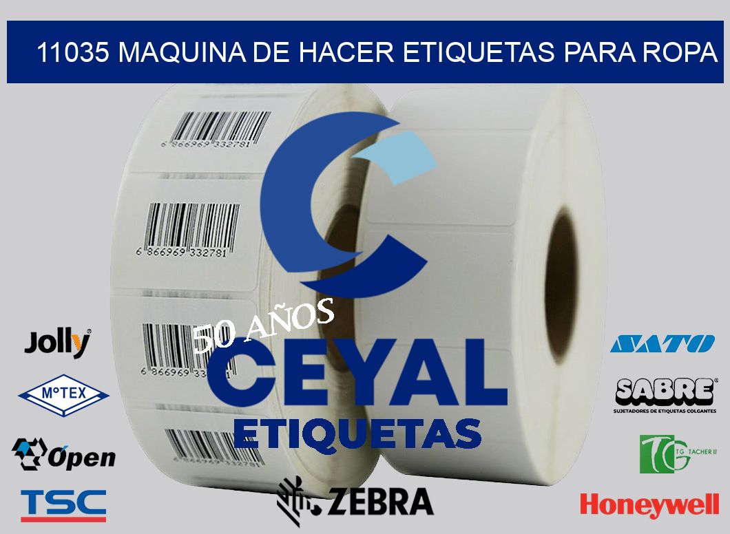 11035 MAQUINA DE HACER ETIQUETAS PARA ROPA