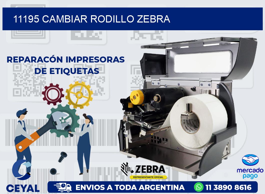 11195 CAMBIAR RODILLO ZEBRA
