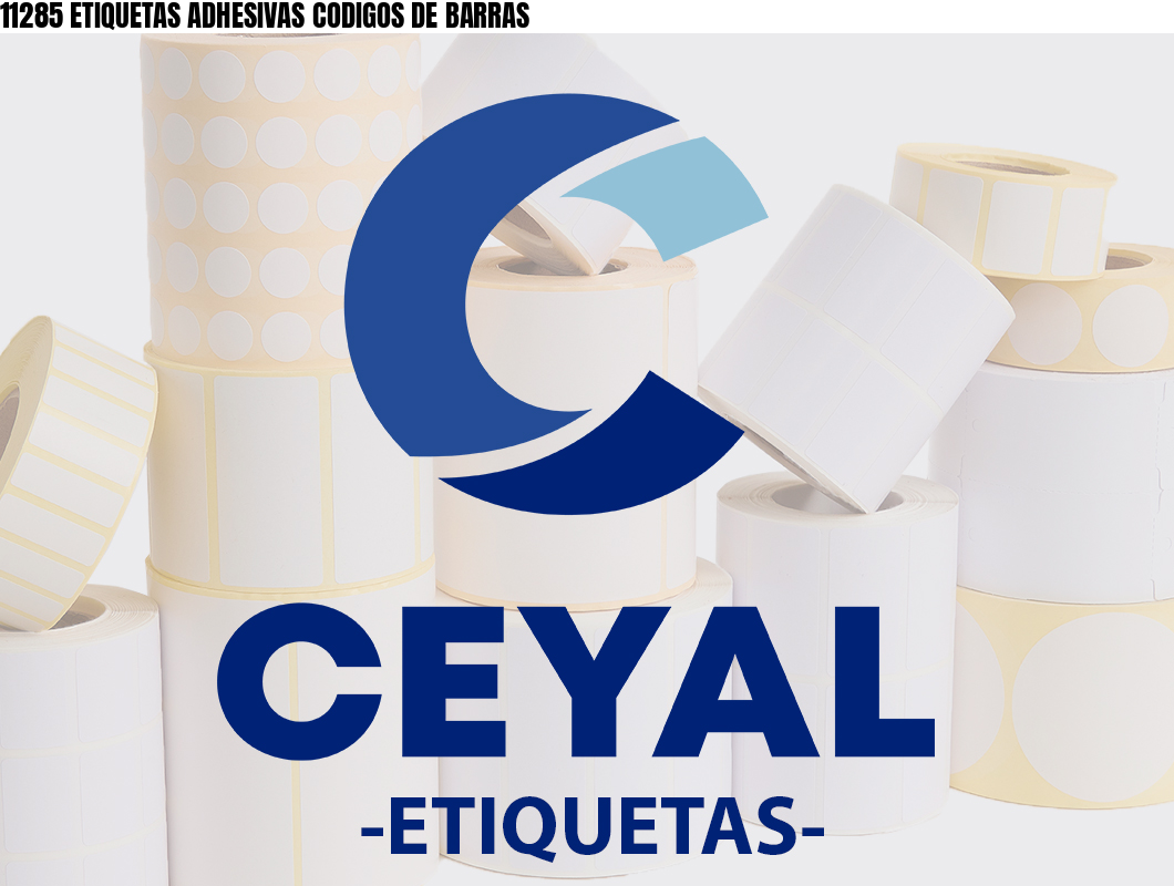 11285 ETIQUETAS ADHESIVAS CODIGOS DE BARRAS