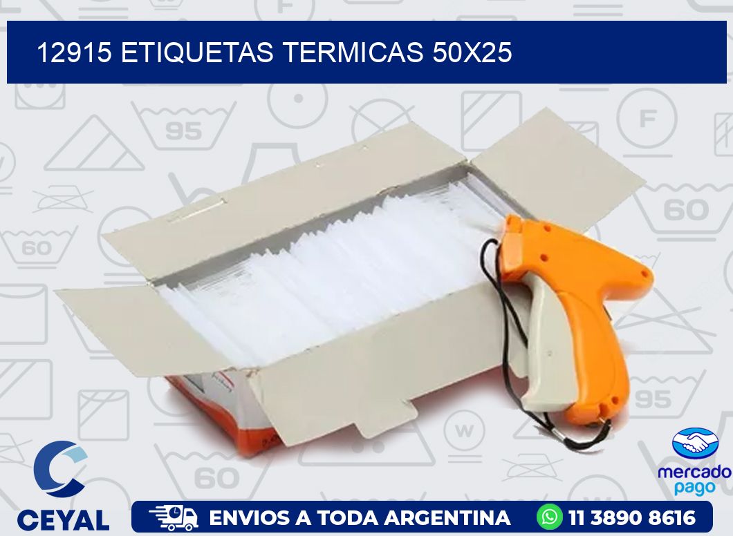 12915 ETIQUETAS TERMICAS 50X25