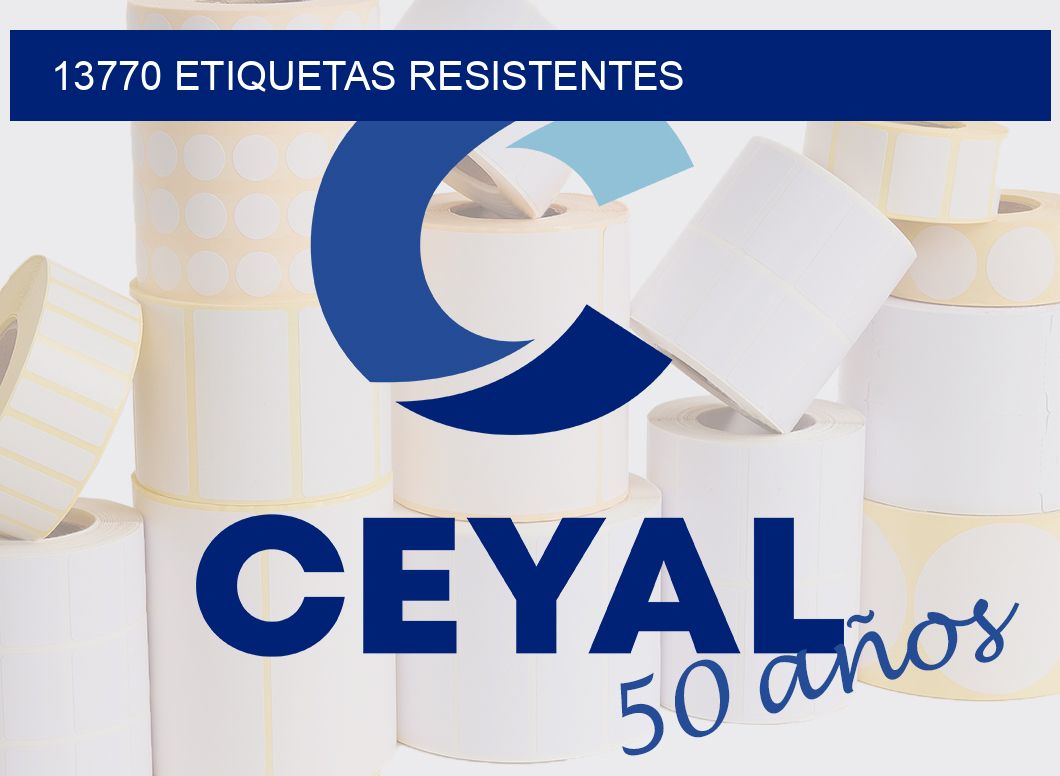 13770 ETIQUETAS RESISTENTES