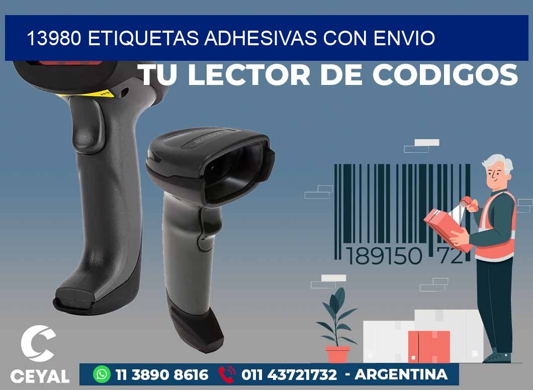 13980 ETIQUETAS ADHESIVAS CON ENVIO