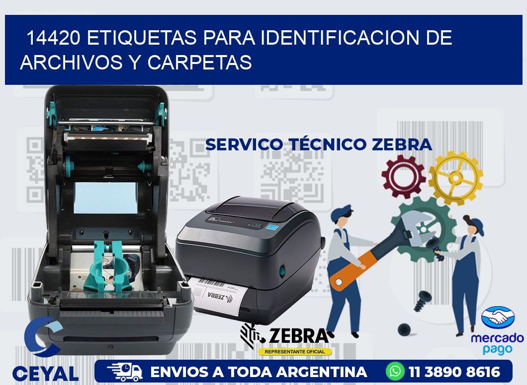 14420 ETIQUETAS PARA IDENTIFICACION DE ARCHIVOS Y CARPETAS