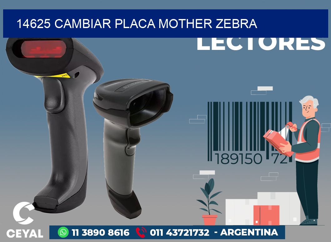 14625 CAMBIAR PLACA MOTHER ZEBRA
