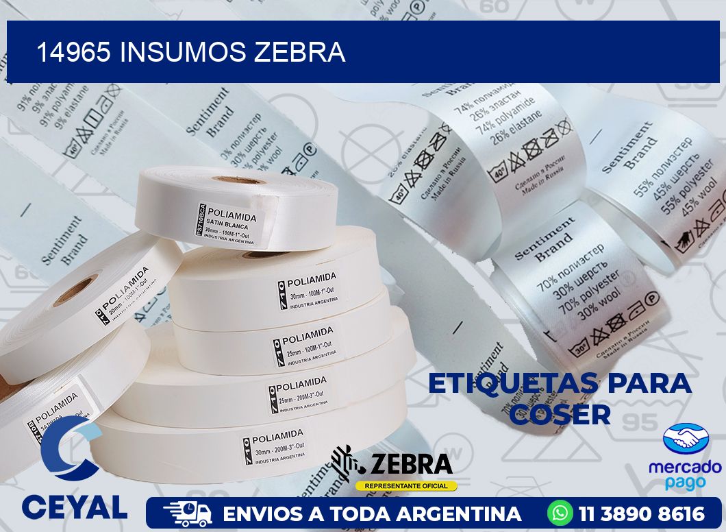 14965 INSUMOS ZEBRA