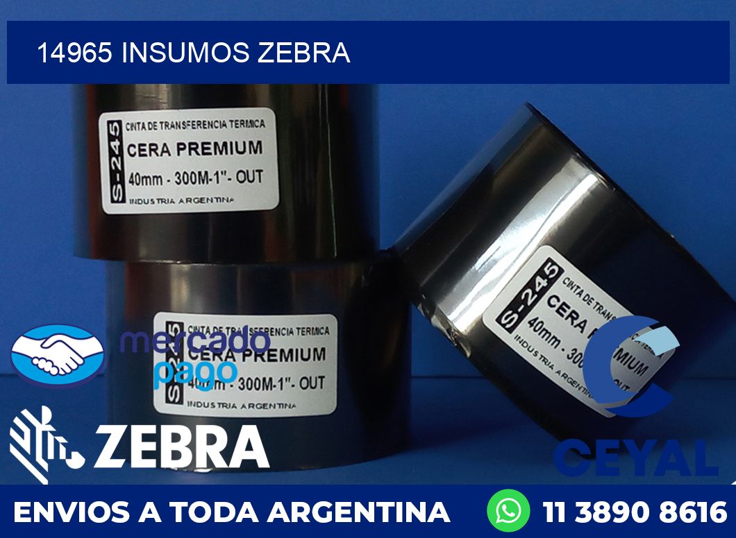 14965 INSUMOS ZEBRA