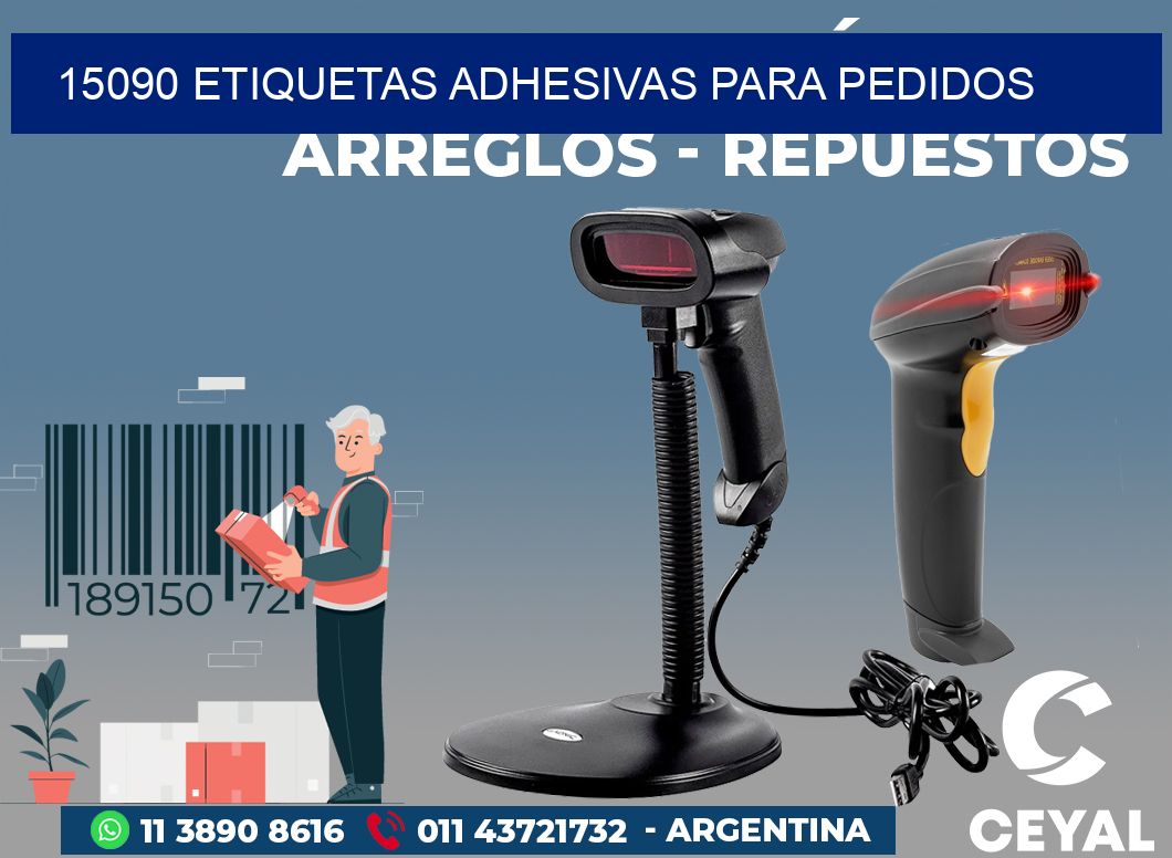 15090 ETIQUETAS ADHESIVAS PARA PEDIDOS