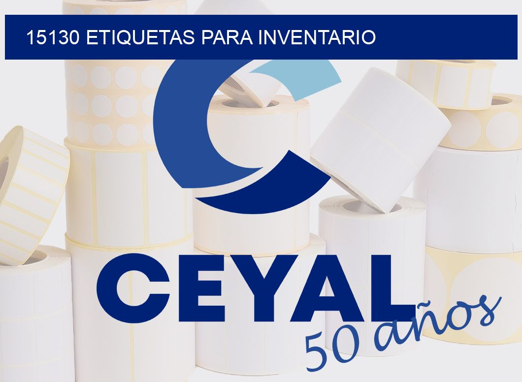 15130 ETIQUETAS PARA INVENTARIO