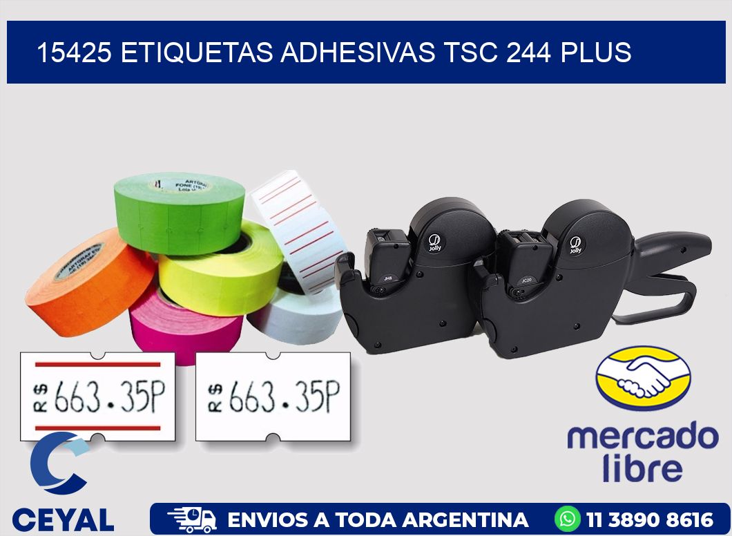 15425 ETIQUETAS ADHESIVAS TSC 244 PLUS