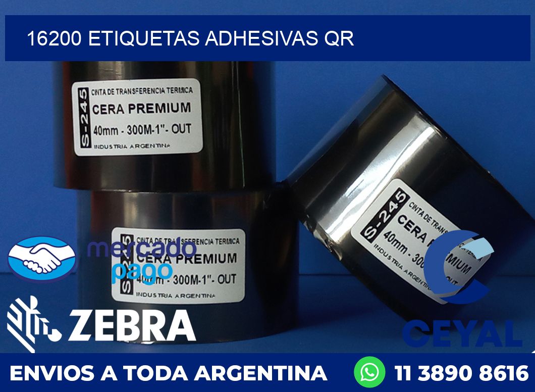 16200 ETIQUETAS ADHESIVAS QR