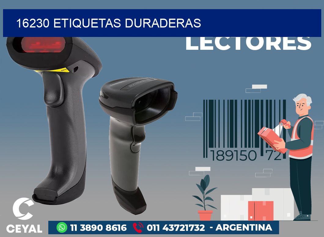 16230 ETIQUETAS DURADERAS