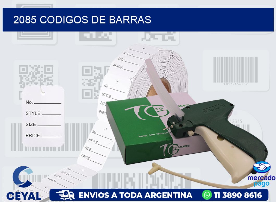 2085 CODIGOS DE BARRAS