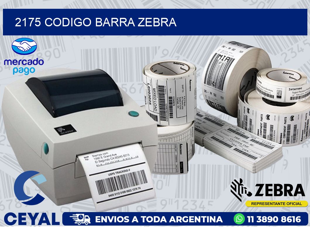 2175 CODIGO BARRA ZEBRA