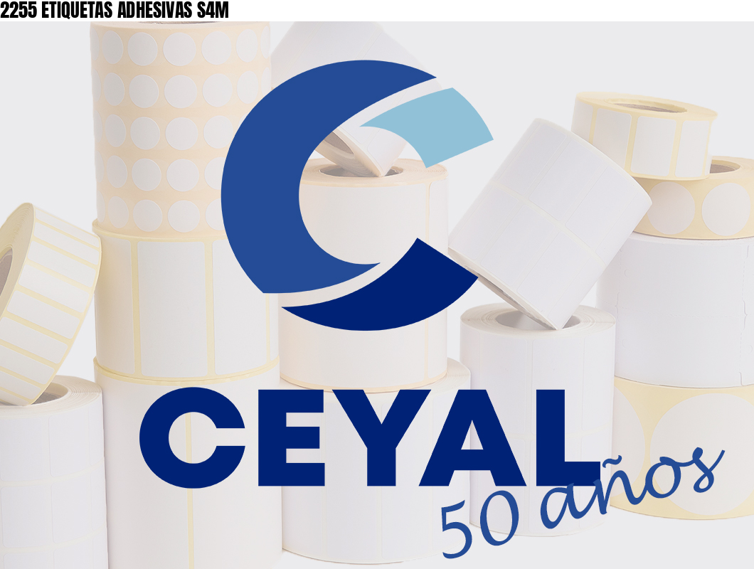 2255 ETIQUETAS ADHESIVAS S4M