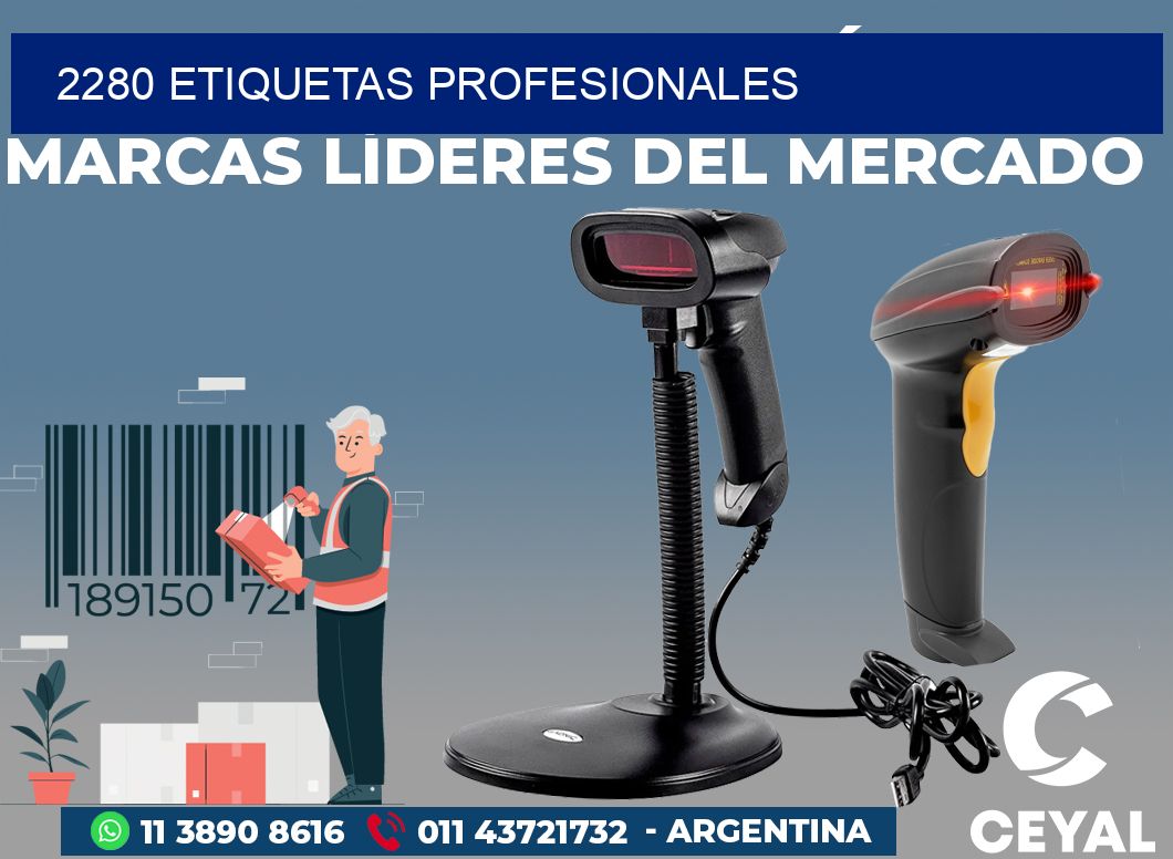 2280 ETIQUETAS PROFESIONALES