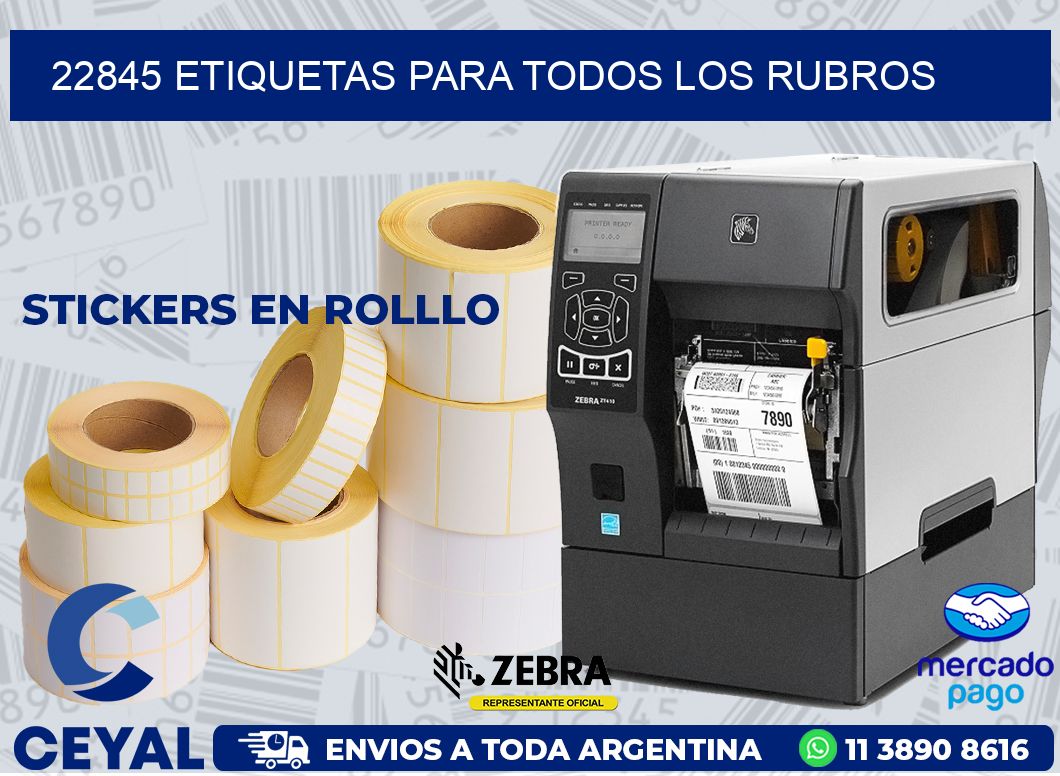 22845 ETIQUETAS PARA TODOS LOS RUBROS