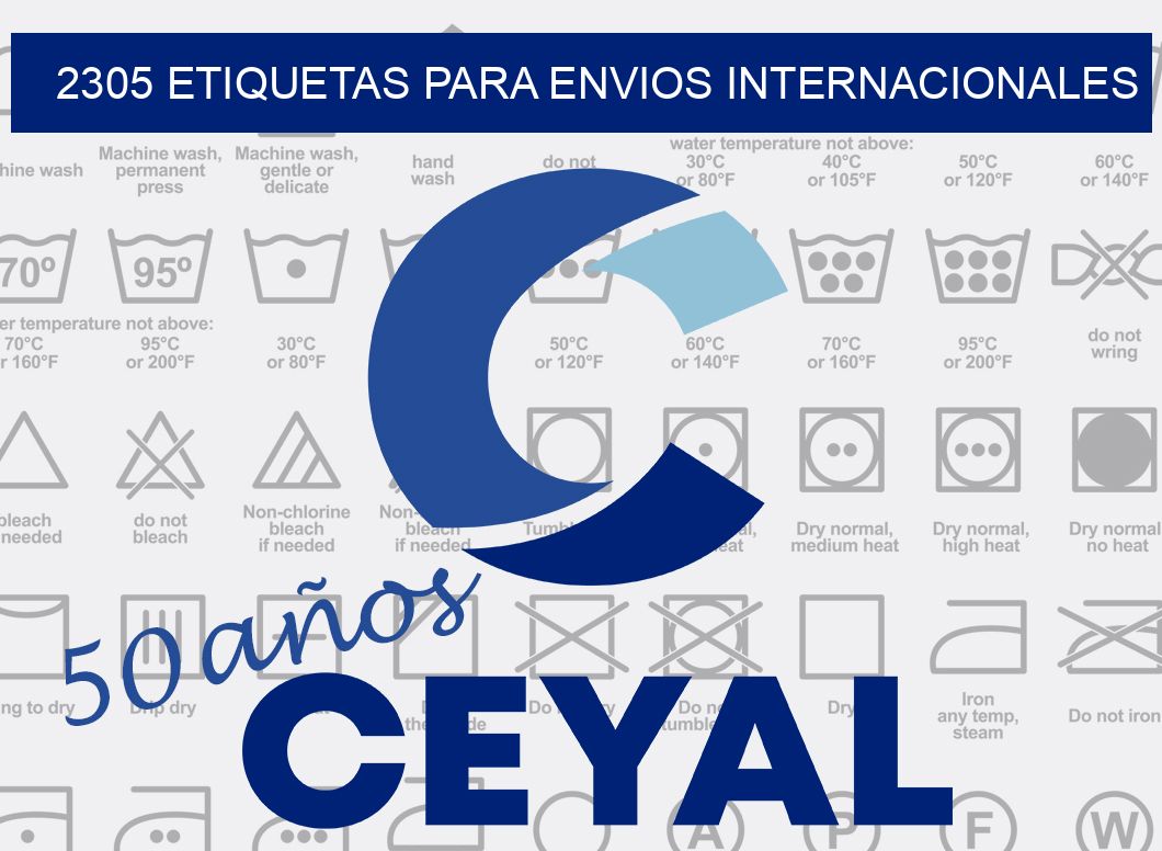 2305 ETIQUETAS PARA ENVIOS INTERNACIONALES