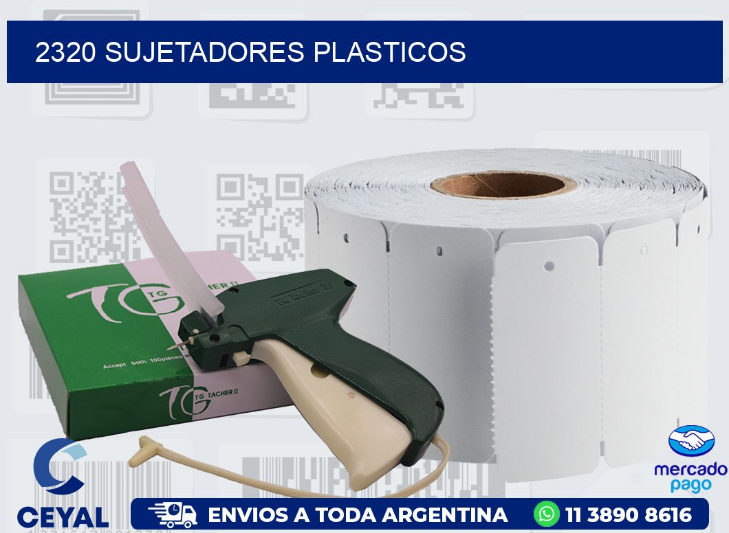 2320 SUJETADORES PLASTICOS