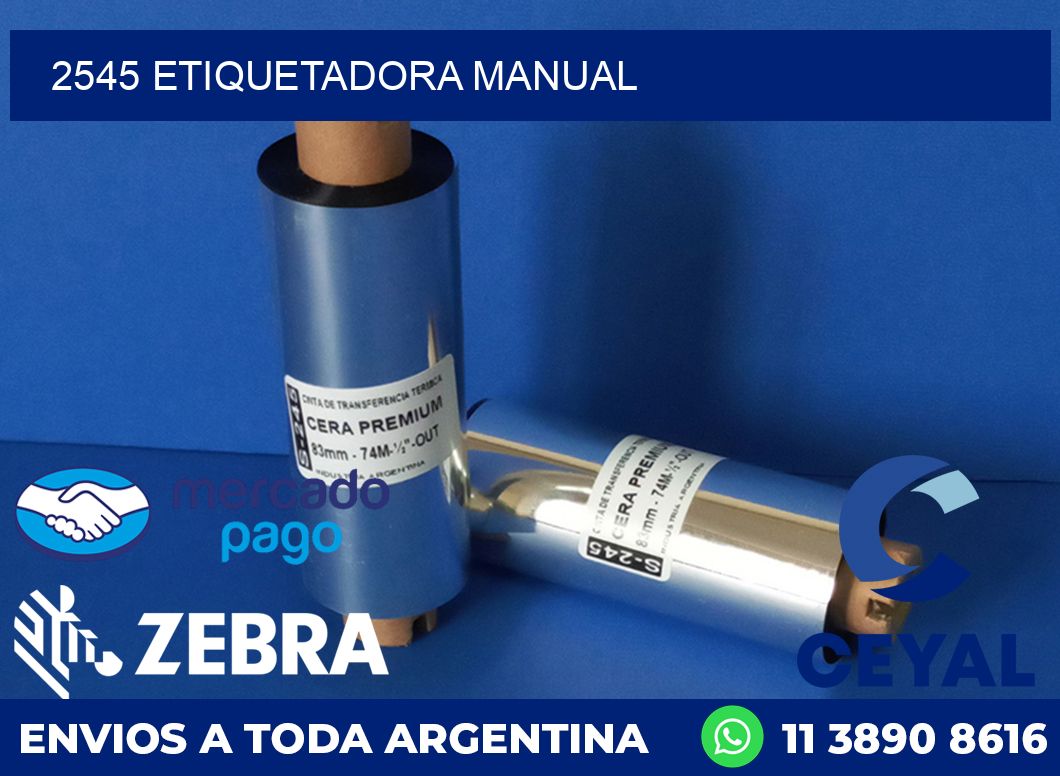 2545 ETIQUETADORA MANUAL