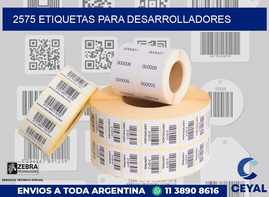 2575 ETIQUETAS PARA DESARROLLADORES