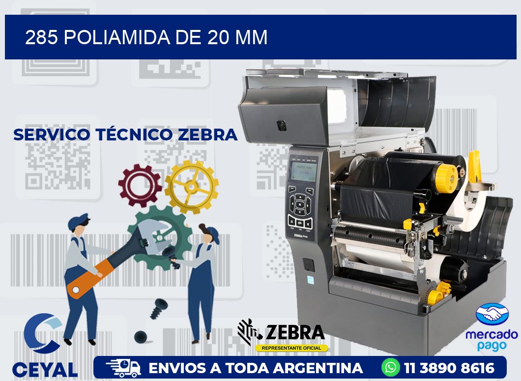 285 POLIAMIDA DE 20 MM