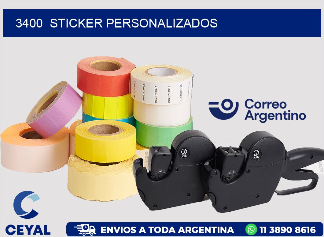 3400  sticker personalizados
