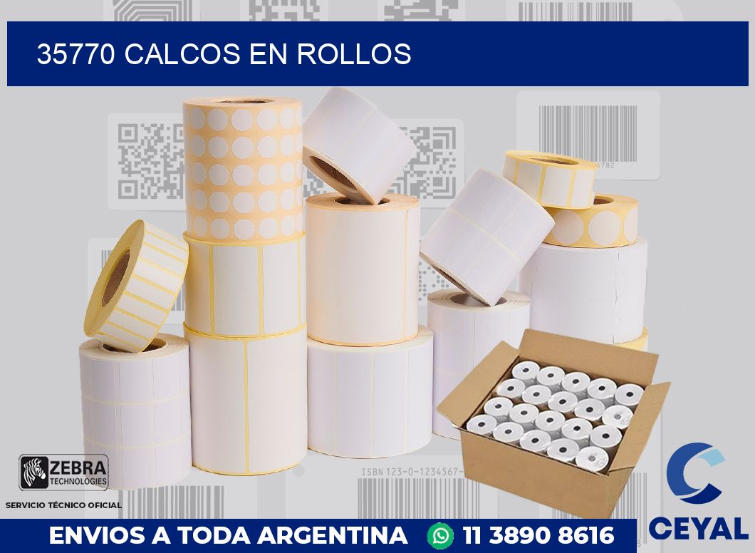 35770 CALCOS EN ROLLOS