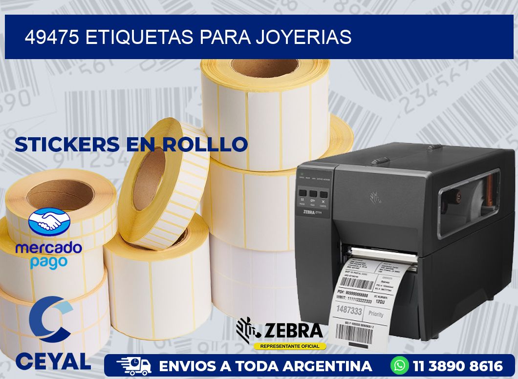 49475 ETIQUETAS PARA JOYERIAS