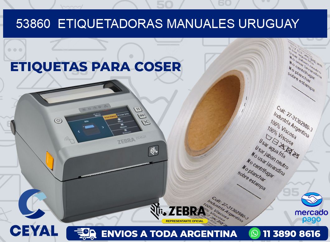 53860  ETIQUETADORAS MANUALES URUGUAY