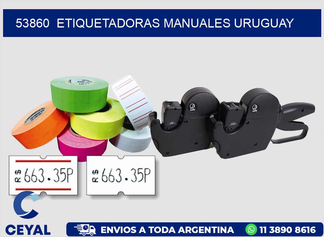 53860  ETIQUETADORAS MANUALES URUGUAY