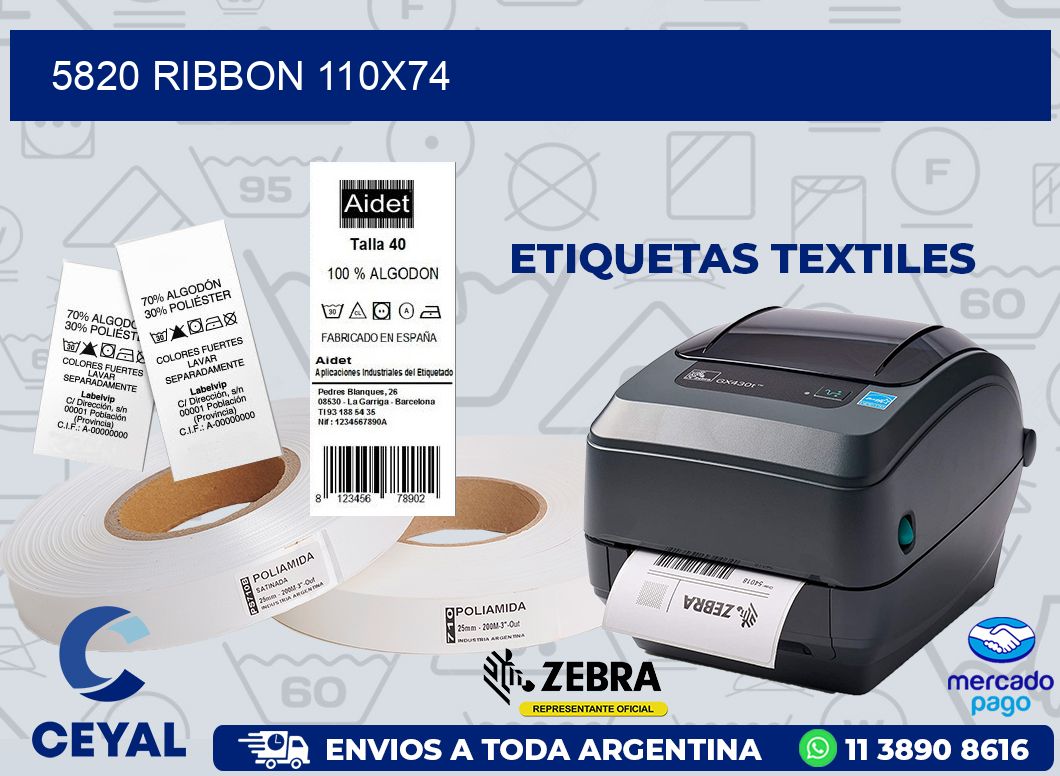 5820 RIBBON 110X74