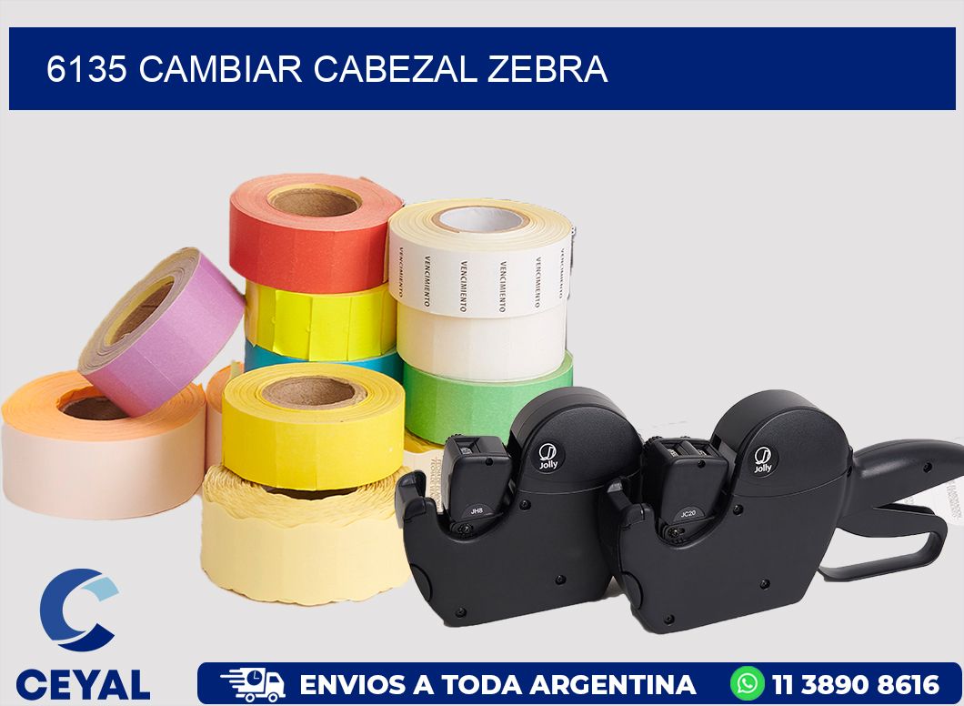 6135 CAMBIAR CABEZAL ZEBRA