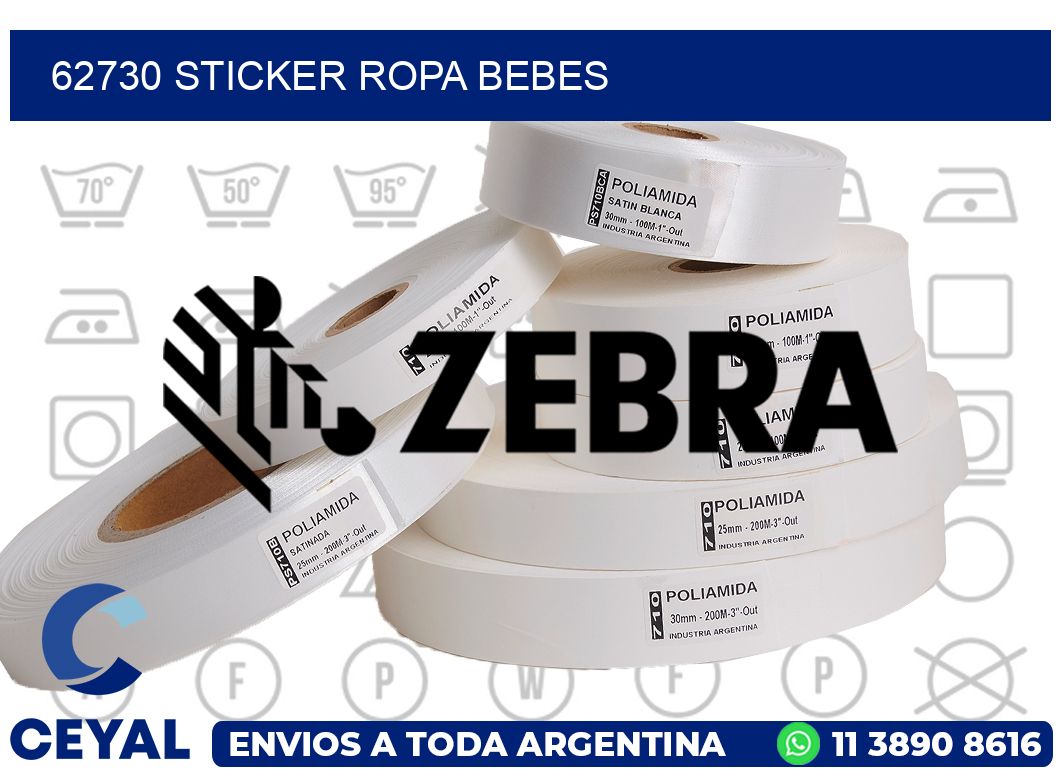 62730 STICKER ROPA BEBES
