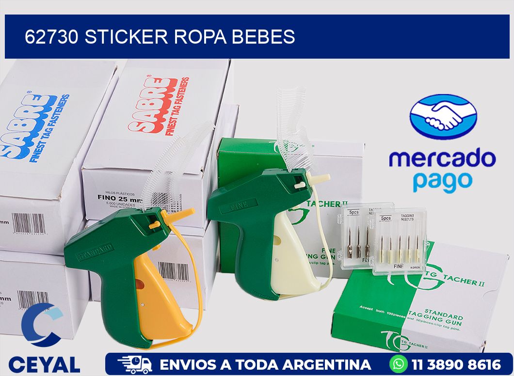 62730 STICKER ROPA BEBES