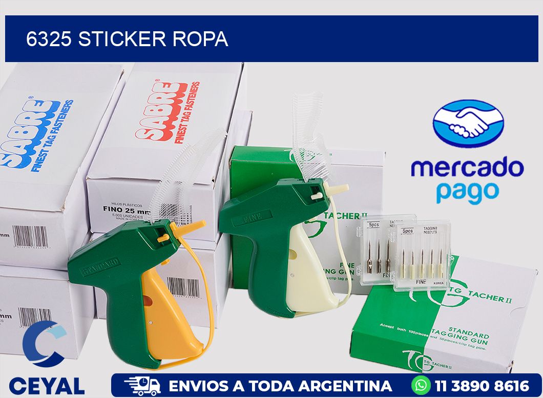 6325 STICKER ROPA