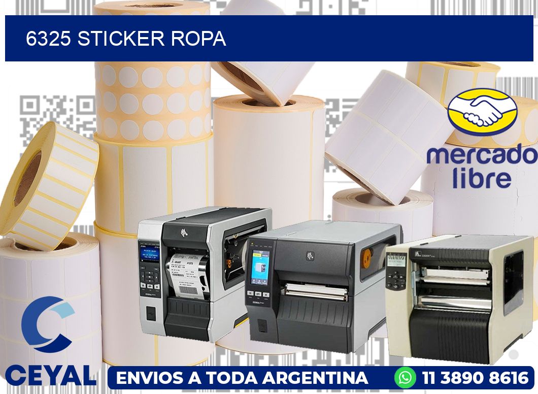 6325 STICKER ROPA