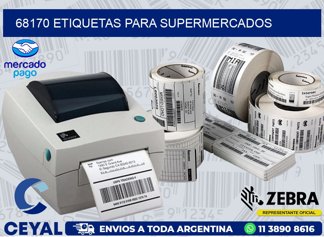 68170 ETIQUETAS PARA SUPERMERCADOS