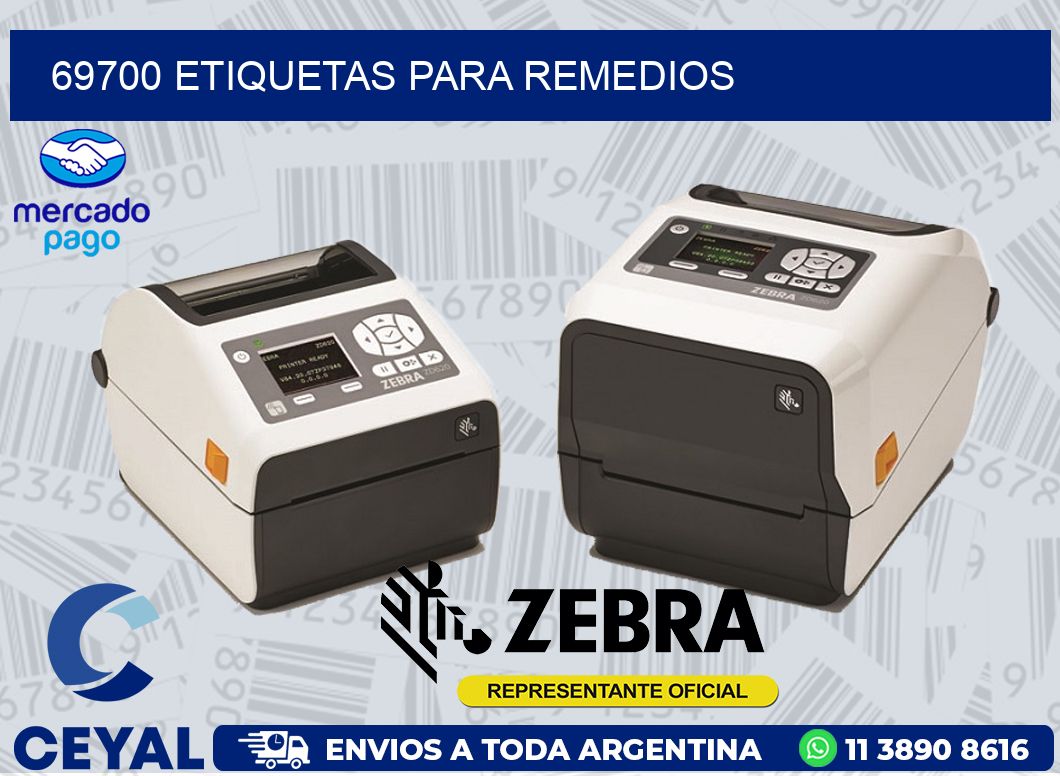 69700 ETIQUETAS PARA REMEDIOS