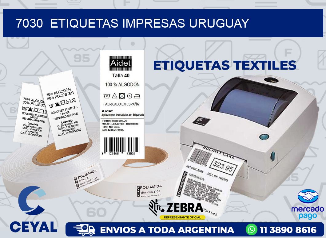 7030  ETIQUETAS IMPRESAS URUGUAY