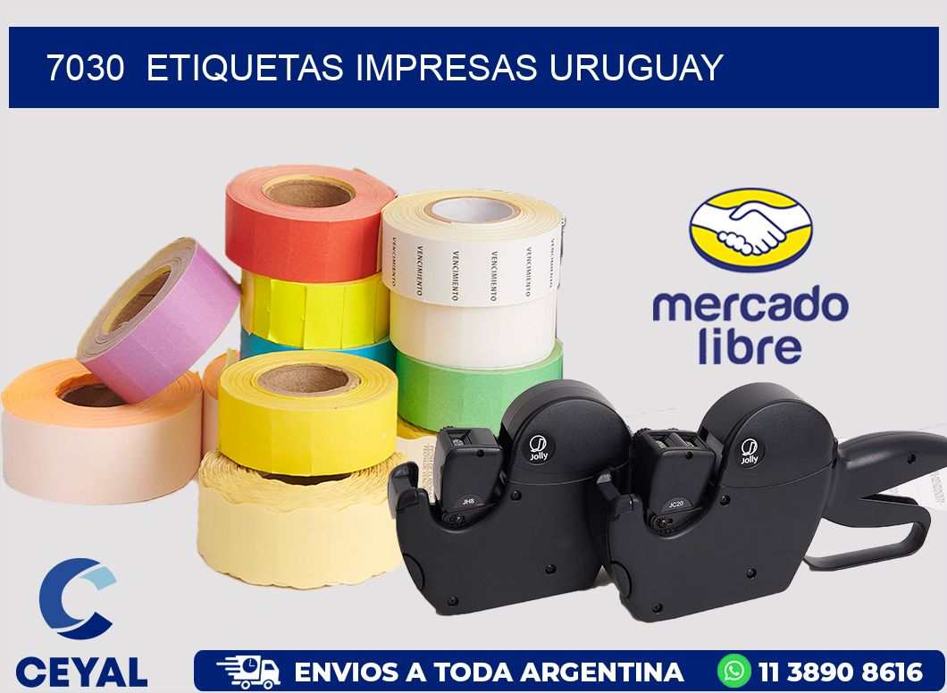 7030  ETIQUETAS IMPRESAS URUGUAY