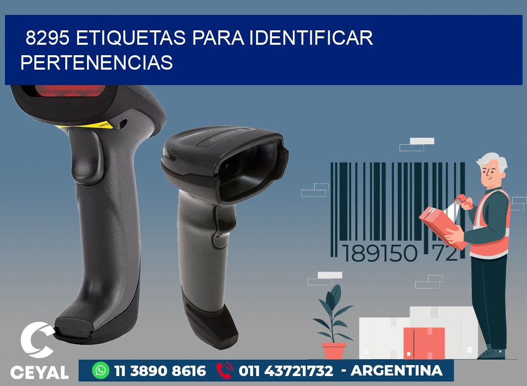 8295 ETIQUETAS PARA IDENTIFICAR PERTENENCIAS
