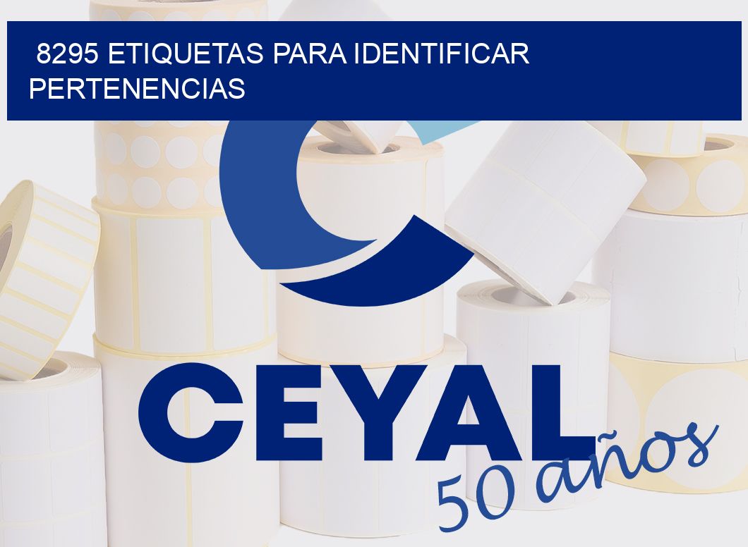 8295 ETIQUETAS PARA IDENTIFICAR PERTENENCIAS