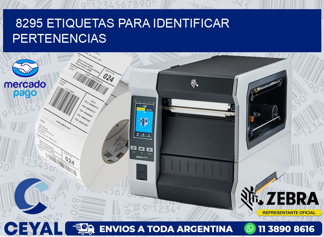 8295 ETIQUETAS PARA IDENTIFICAR PERTENENCIAS