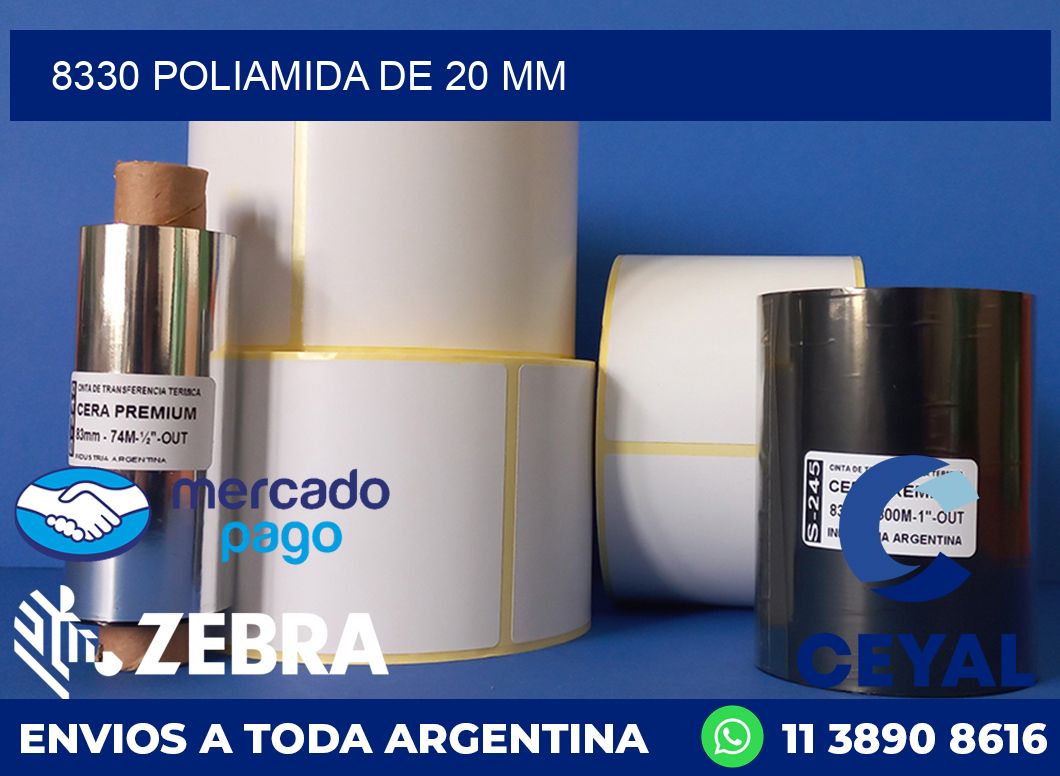 8330 POLIAMIDA DE 20 MM