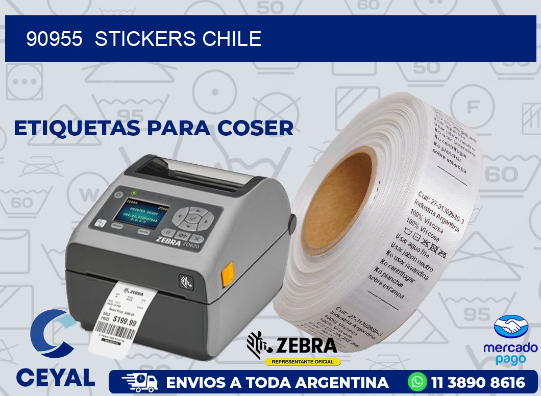 90955  STICKERS CHILE