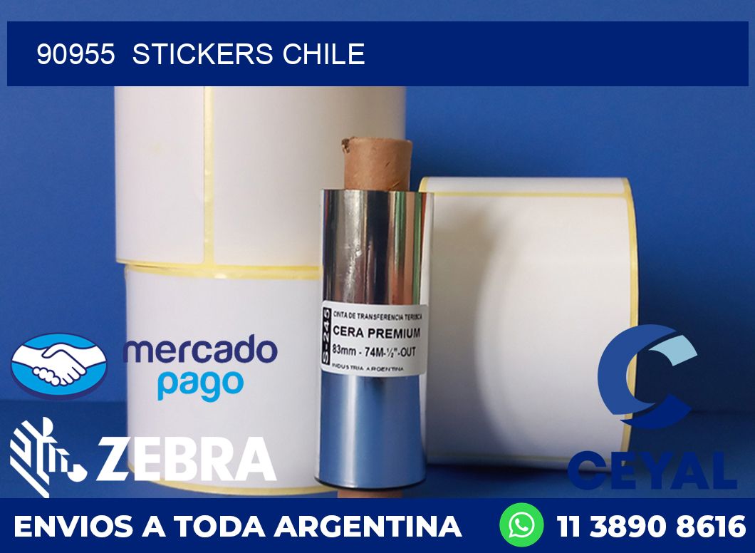 90955  STICKERS CHILE